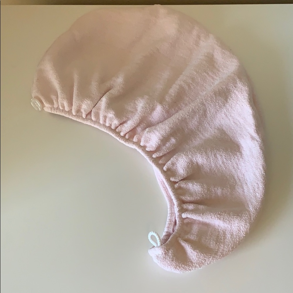 Blush pink hair wrap
